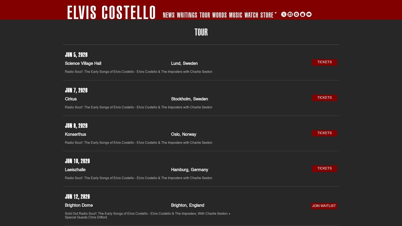 Elvis Costello & The Imposters